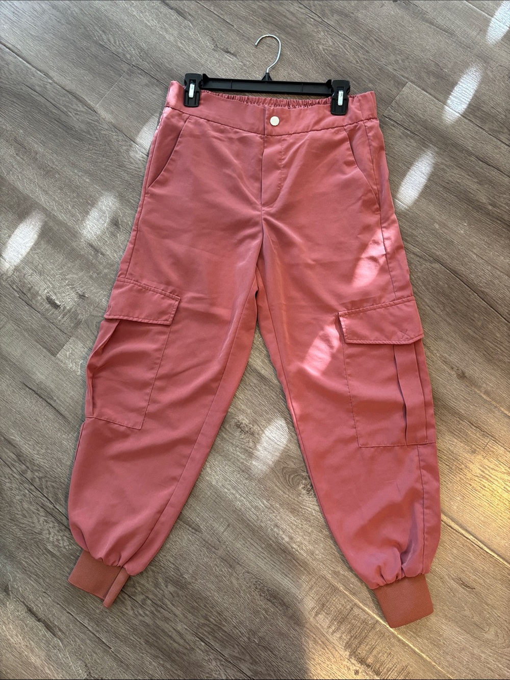 Zara Women’s Mauve Cargo Jogger Pants